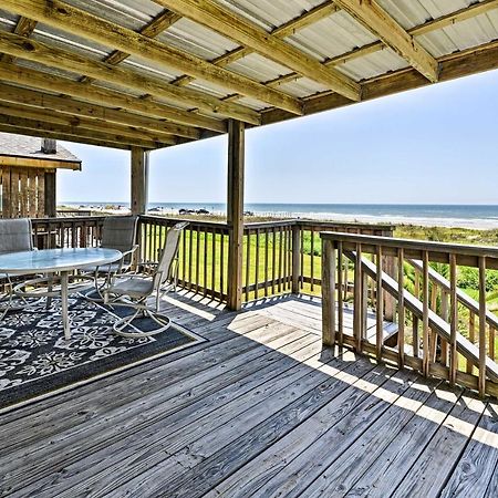 Galveston Beach House With Private Deck And Gulf Views Eksteriør billede