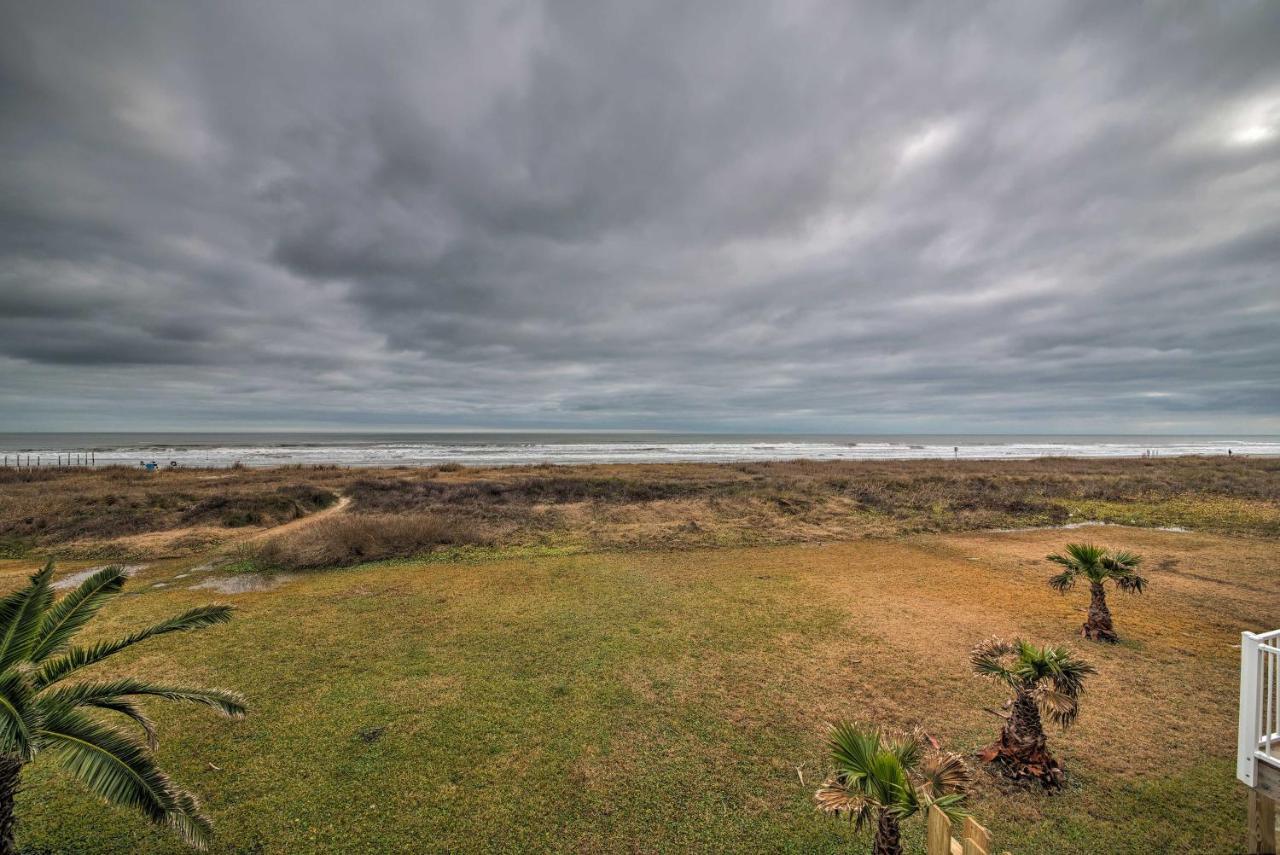 Galveston Beach House With Private Deck And Gulf Views Eksteriør billede