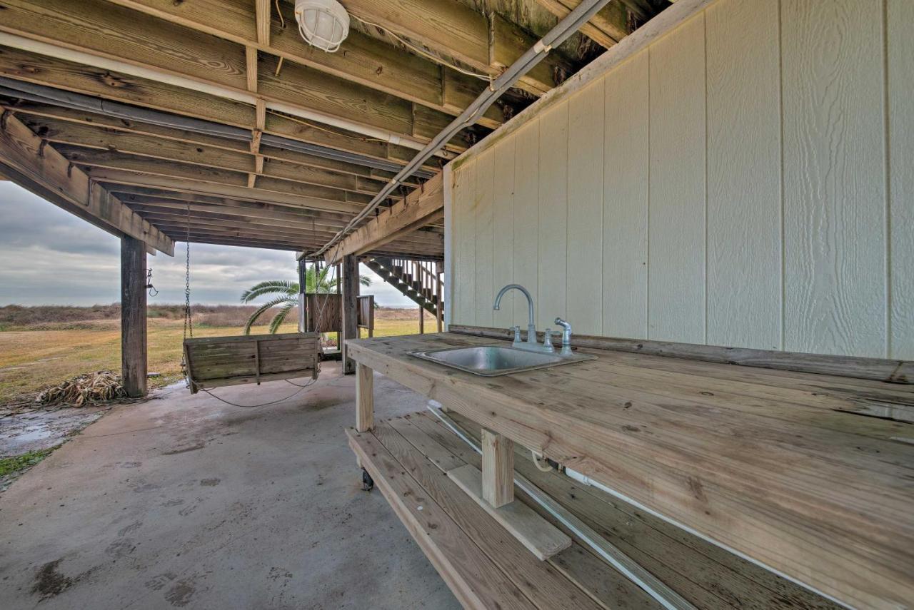 Galveston Beach House With Private Deck And Gulf Views Eksteriør billede