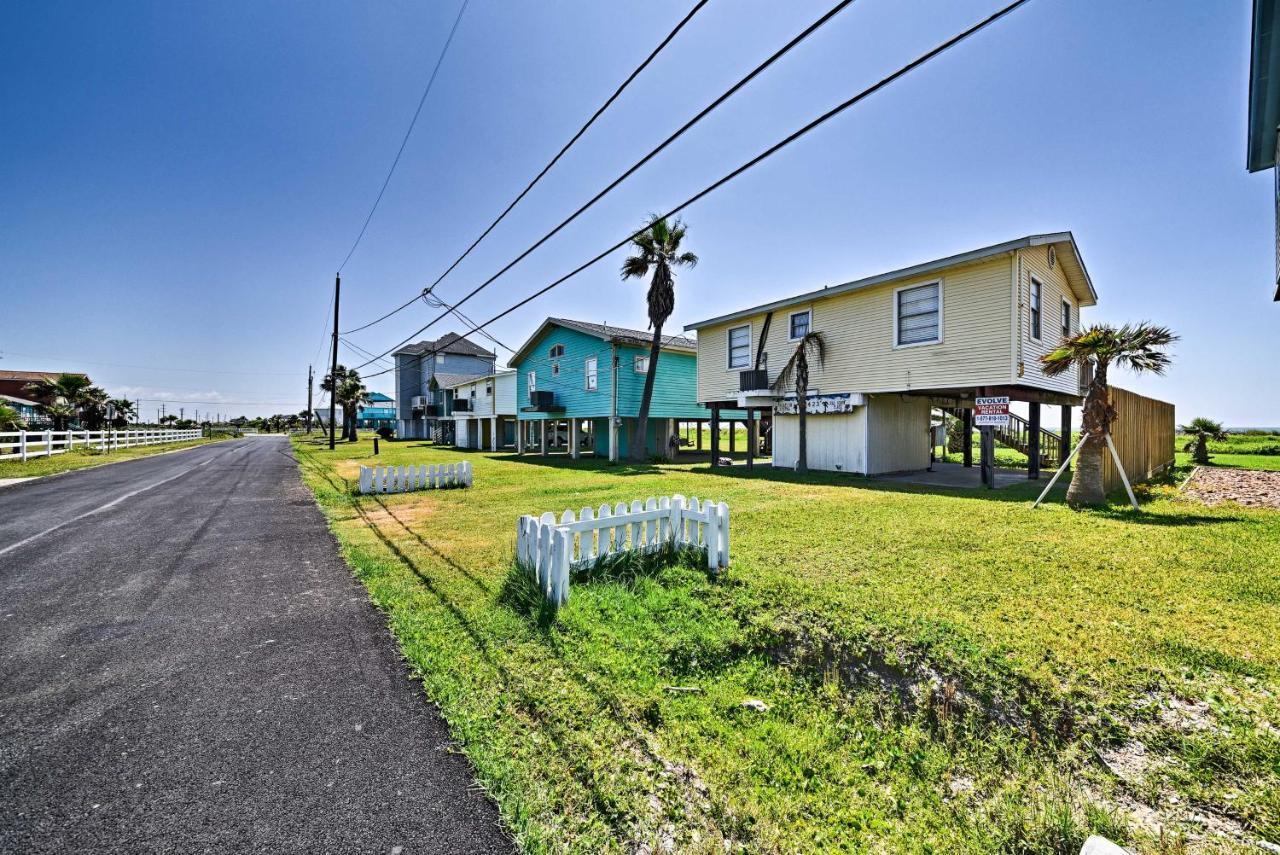 Galveston Beach House With Private Deck And Gulf Views Eksteriør billede